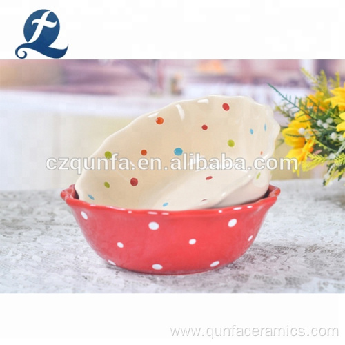 Wholesale Fancy Round Mini Cheap Ceramic Soup Bowl